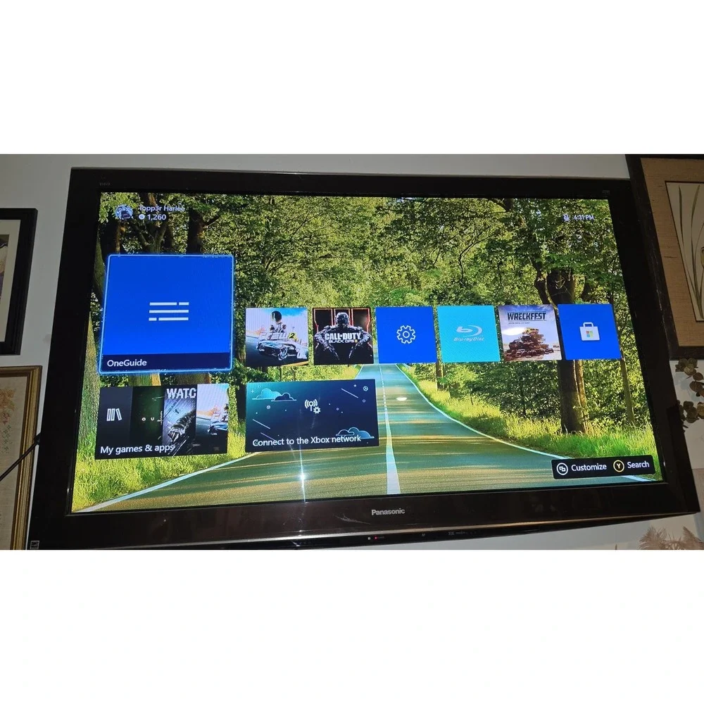 Microsoft Xbox One 500GB - Used Black Console 1540 Tested -Working +Power Brick